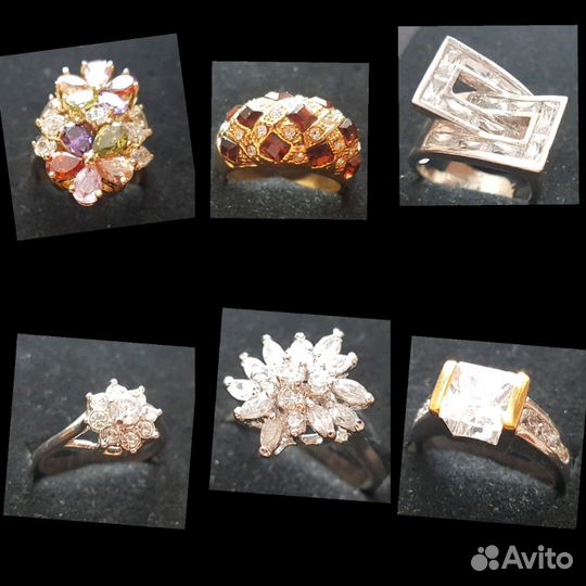 Кольца бижутерия