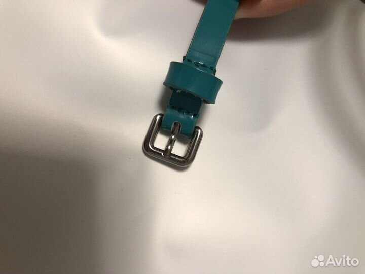 Ремень carlo pazolini натуральная кожа бирюзовый