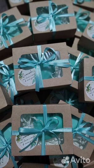 Свадебные подарки гостям. Мыло ручной работы