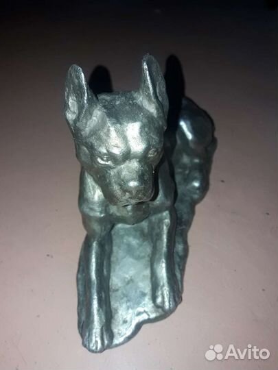 Статуэтка литая Бойцовая Собака Пес