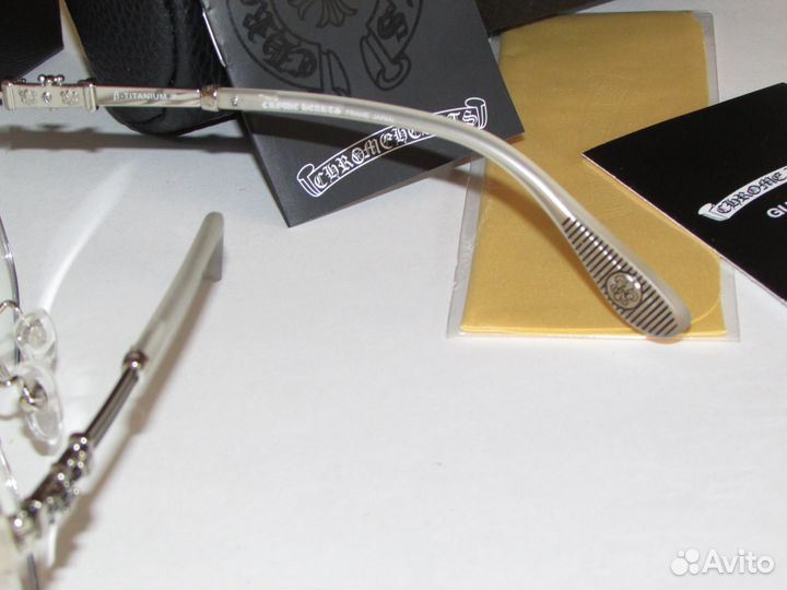 Очки chrome hearts прозрачные