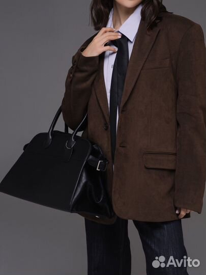 Сумка the row натуральная кожа