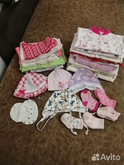 Детские вещи пакетом для девочки 62-74