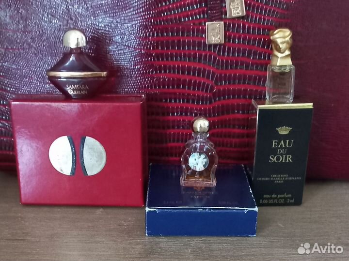 Винтажные миниатюры духи