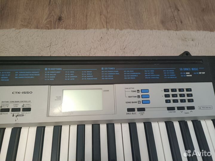 Синтезатор casio ctk 1550