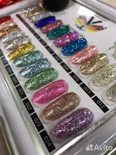 Гель-Глиттер diamond GEL от kodi