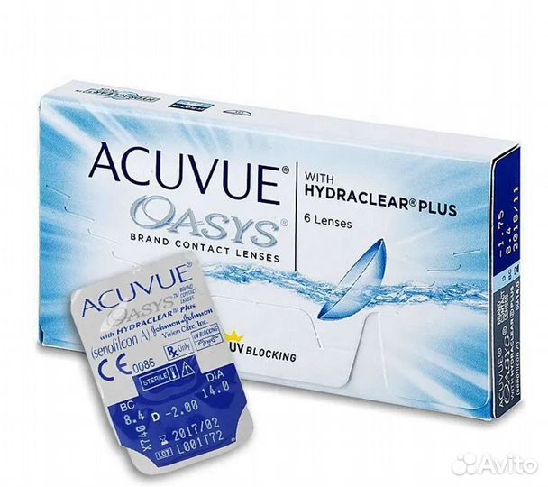 Линзы контактные штучно