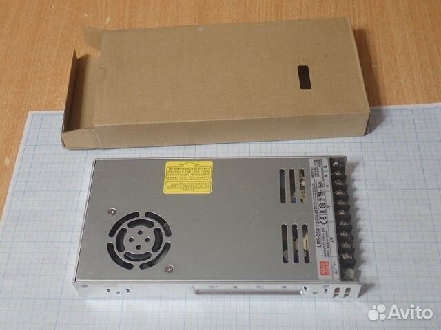 Блок питания mean well LRS-350-12 -12V 29A 100-12