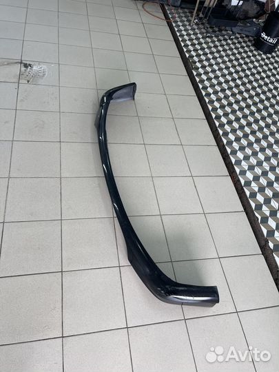 Накладка на передний бампер ep3 type r губа