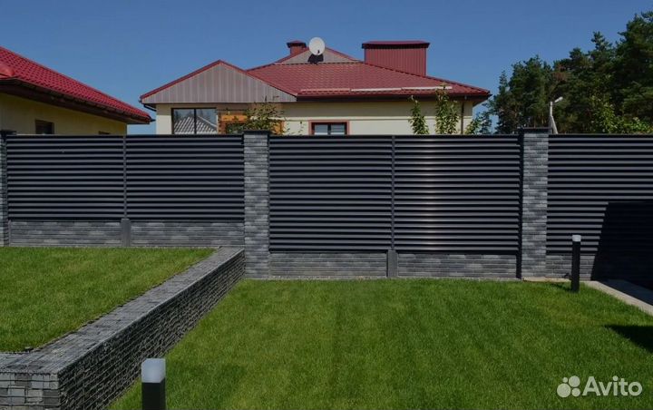 Забор металлический профессионально качественно
