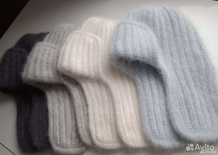 Шапки ушанки пух норки новые