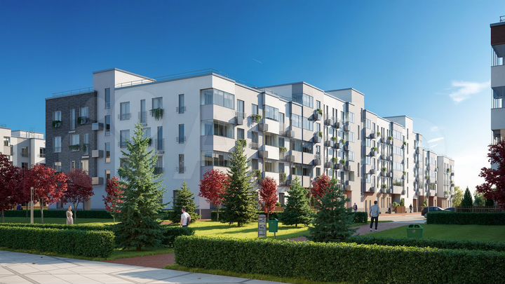 2-к. квартира, 44,2 м², 6/6 эт.