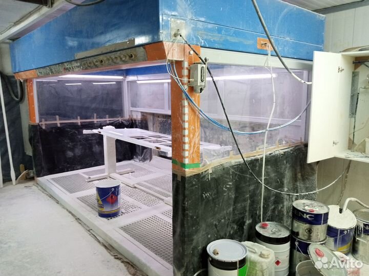 Сушильно покрасочный комплекс 100кв.м с чпу