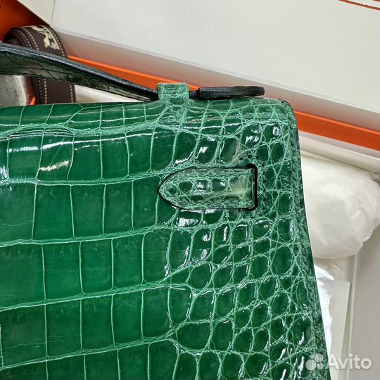 Сумка Hermes Kelly Pochette Croco