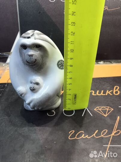 Статуэтка фарфор обезьяна вербилки