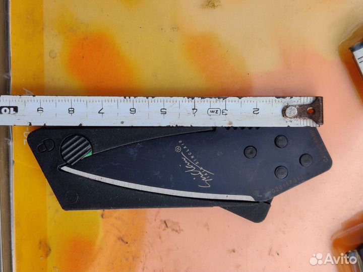 Нож визитка- кредитка складной