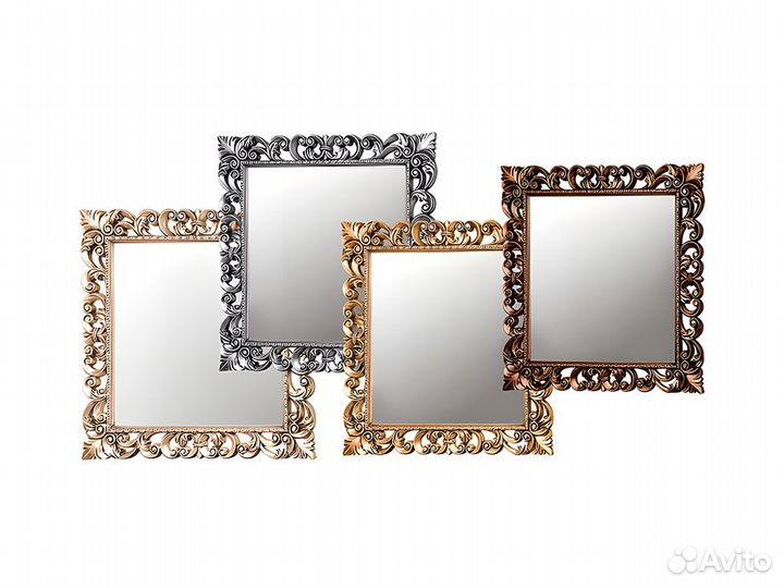 Зеркало настенное искушение 2, Белое золото