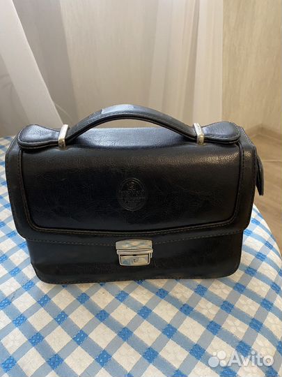 Барсетка кожаная мужская