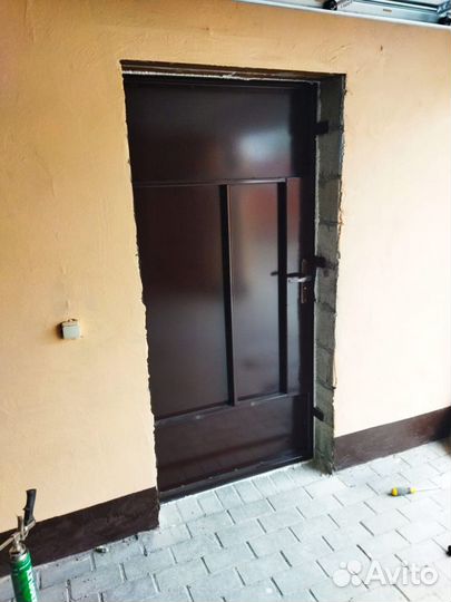 Дверь металлическая без внутренней отделки