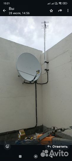 Монтаж домового коллективного телевидения