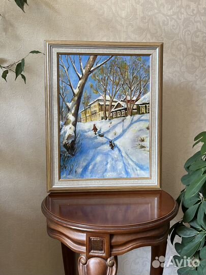Картины маслом зимние пейзажи