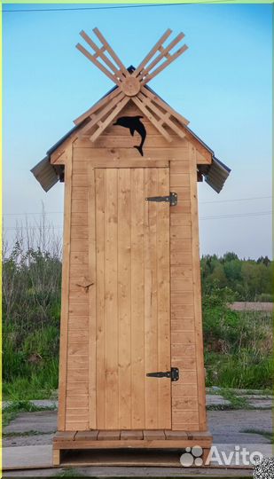 Дачный туалет деревянный BAG333