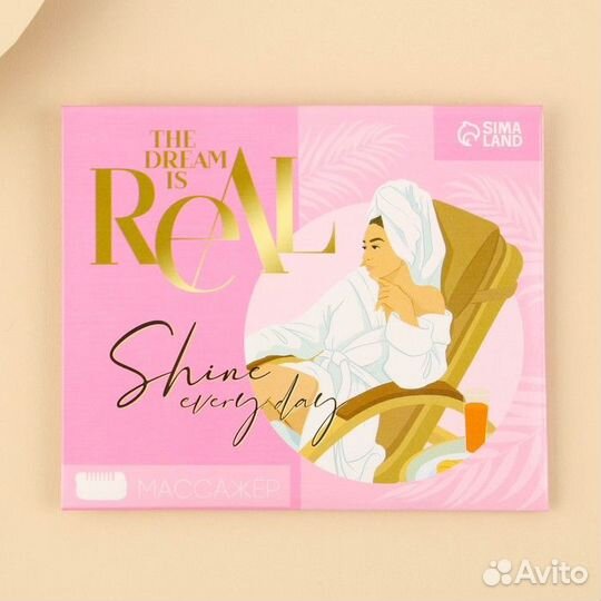 Гуаша скребок с расческой 