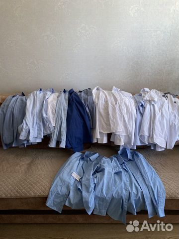 Школьные рубашки для мальчиков 134-146