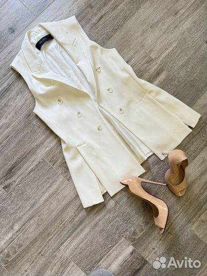 Жилет Zara женский удлиненный размер S