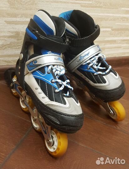 Роликовые коньки детские раздвижные р. 34-37