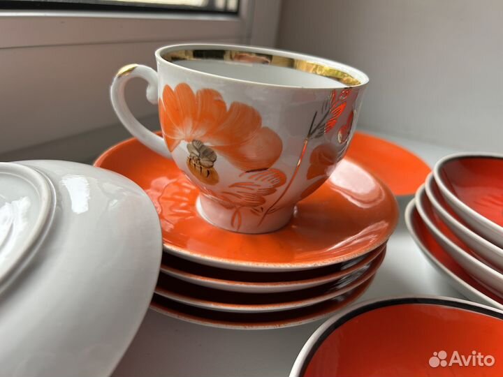 Чашки и блюдца винтаж СССР