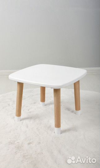 Табурет детский квадратный Мега Тойс (мдф), 71021