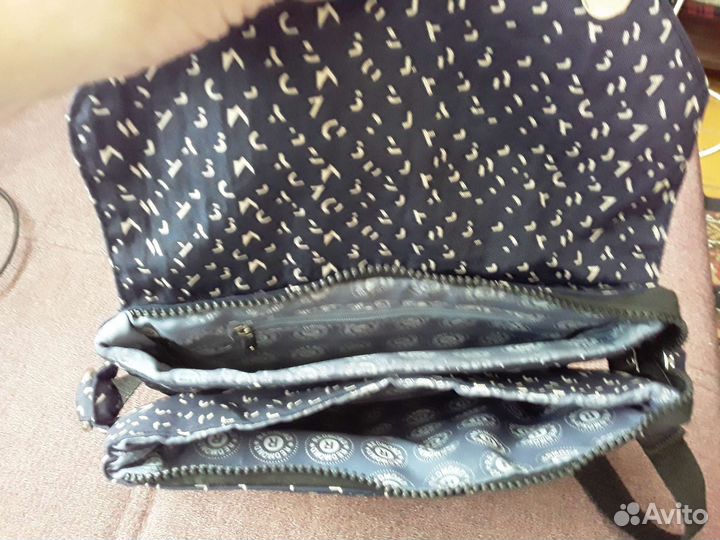 Сумка женская через плечо черная б/у