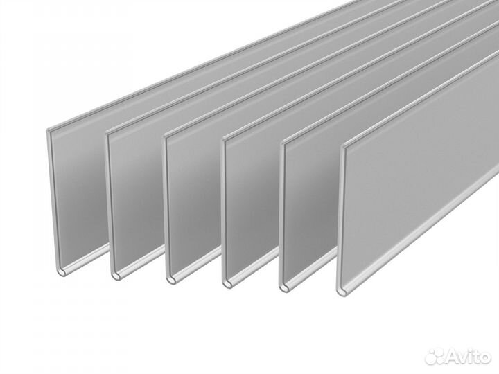 Ценники самоклеящиеся DBR39 1000 мм белый 10 шт