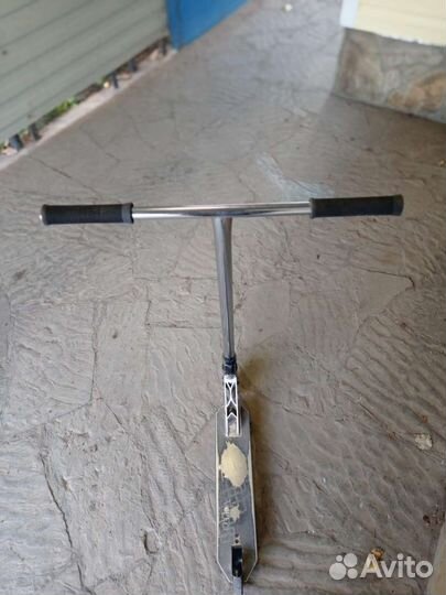 Трюковой самокат для парка TechTeam V-tech серый