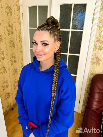 Косы с канекалоном, афрокосы, боксерские, дреды