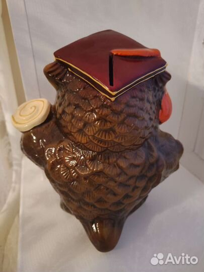 Сова-копилка. Большая, новая