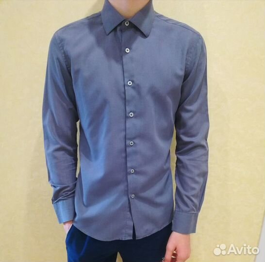 Классическая рубашка на подростка размер М