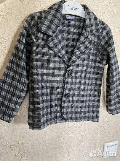 Пиджак для мальчика. Теплый. 106 см /4 года