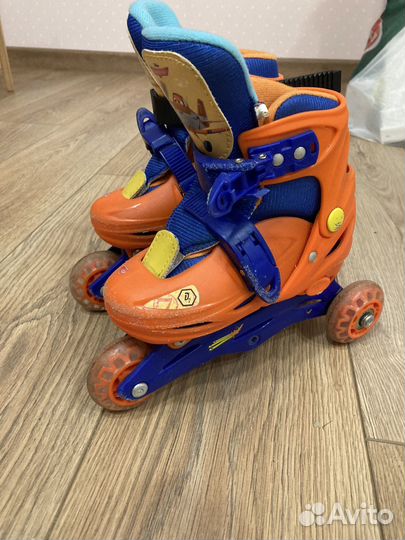 Коньки роликовые раздвижные