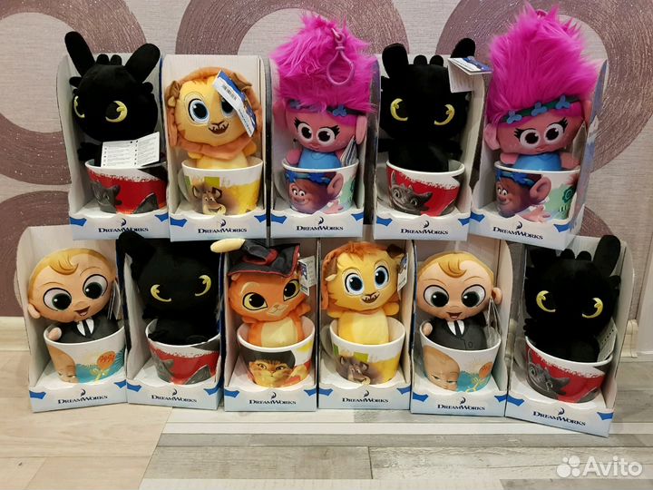 Кружки с игрушками магнит