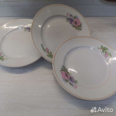 Тарелки, блюдца СССР