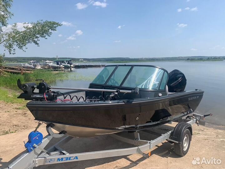 Лодка Siberia S4 мод. 2 с мотором Mercury 60