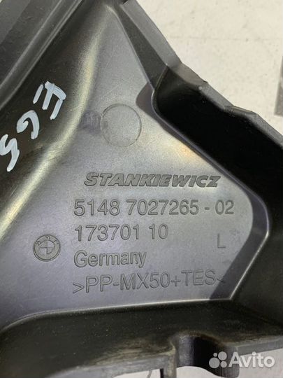 Накладка петли багажника левая Bmw 745 E65 N62B44