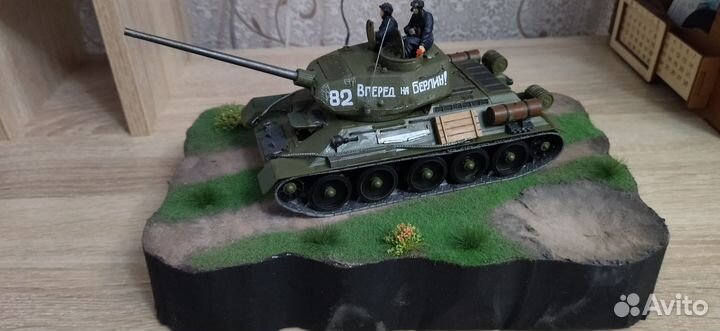 Сборная модель танка т-34