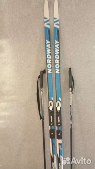 Лыжи беговые и ботинки