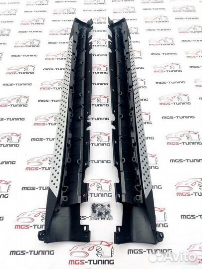 Силовые пороги BMW X5 E70 подножки бмв е70 икс 5