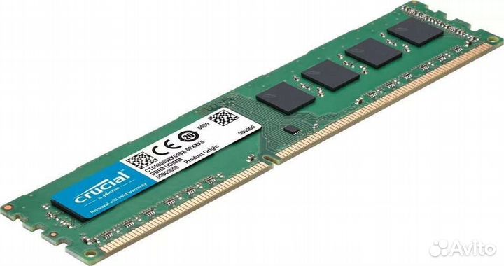 Новая озу crucial 8gb ddr4