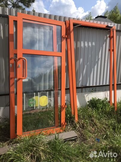 Двери алюминиевые