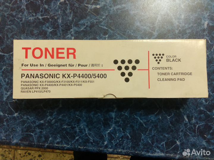 Тонер-картридж panasonic для KX-P4400/5400